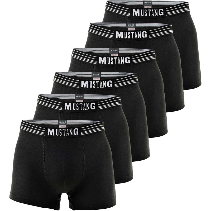 MUSTANG Boxerky černá / bílá