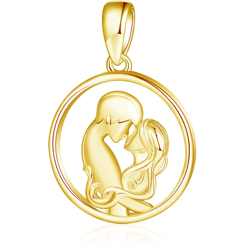 Olivie Stříbrný přívěsek LÁSKA GOLD 8609