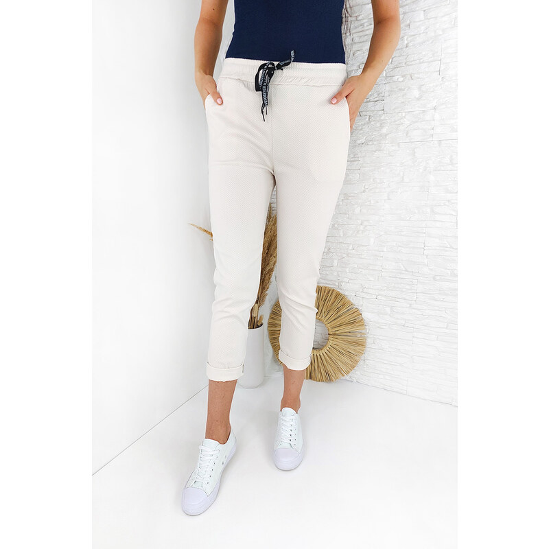 Italian style Béžové kalhoty MA-2068BE 92443237