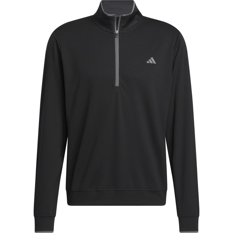 ADIDAS GOLF Funkční tričko Lightweight Half-Zip šedá / černá