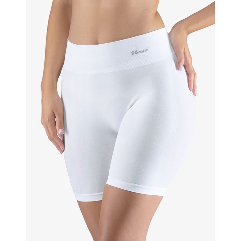 GINA Dámské boxerky prodloužené, kratší nohavička, bezešvé,