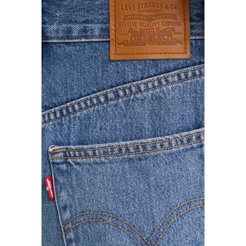 Levi's šortky dámské džínové HIGH BAGGY SHORT
