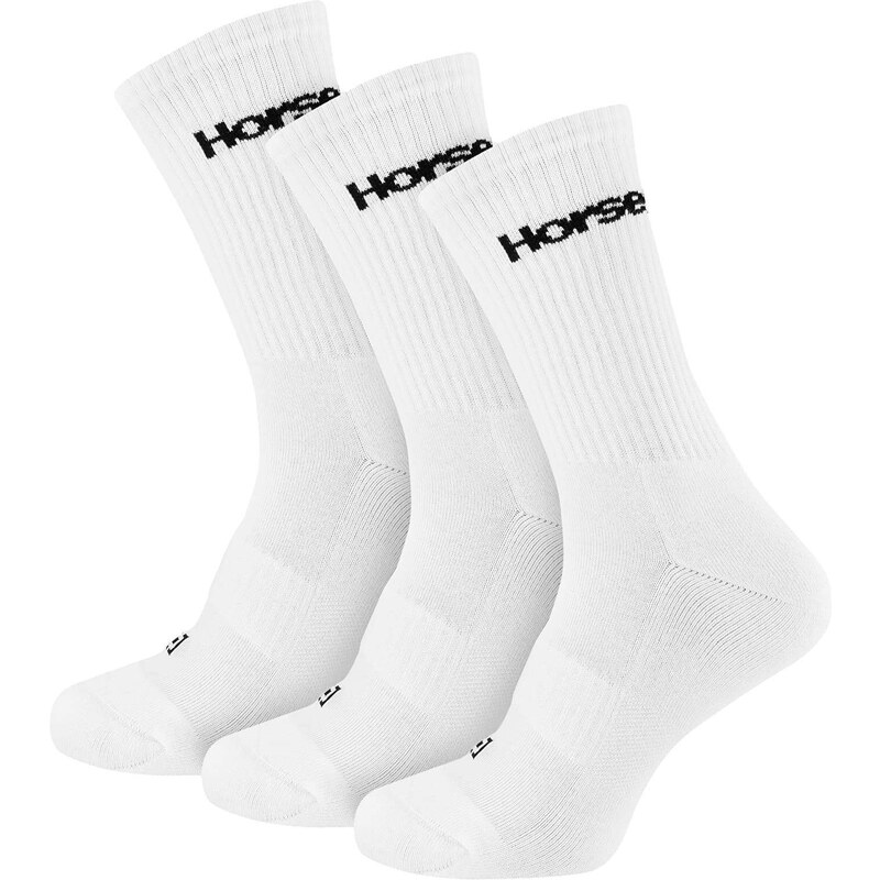 Ponožky Horsefeathers Delete Premium 3-Pack Socks White 11-13