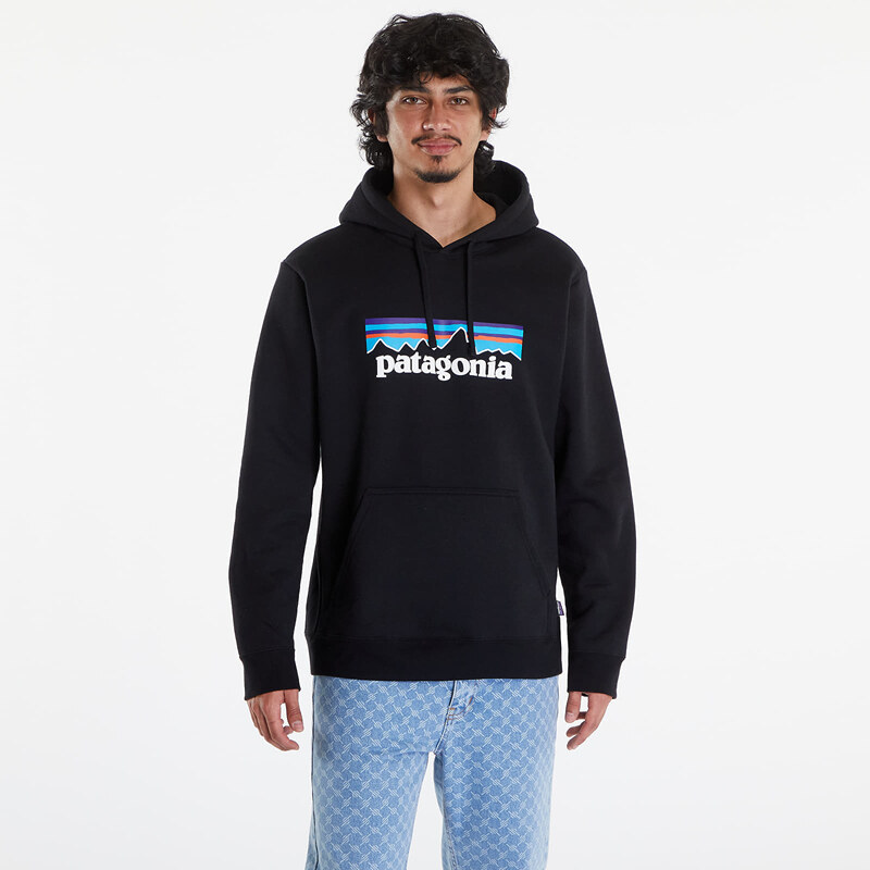 Mikina Patagonia P-6 Logo Uprisal Hoody UNISEX Black XL