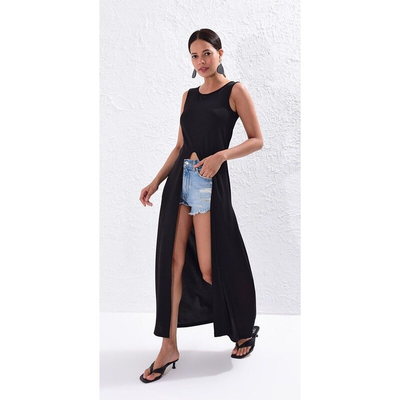Dámská tunika Cool & Sexy Yİ1823/Black 76396081