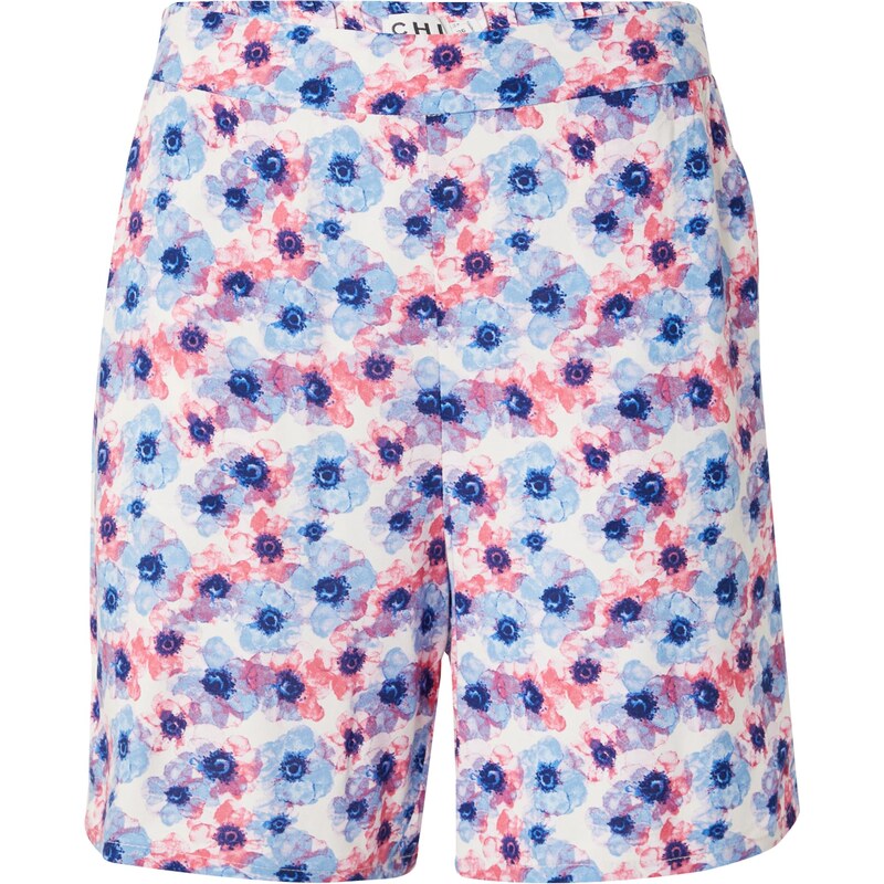 ICHI Kalhoty VERA modrá / světlemodrá / pink / bílá 92959072