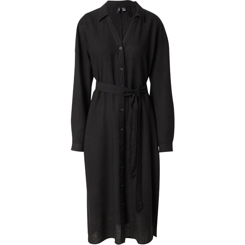 VERO MODA Košilové šaty LINN černá 94241051