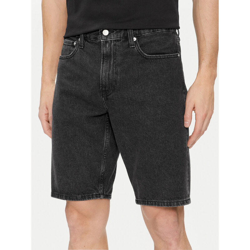 Calvin Klein pánské šedé džínové šortky