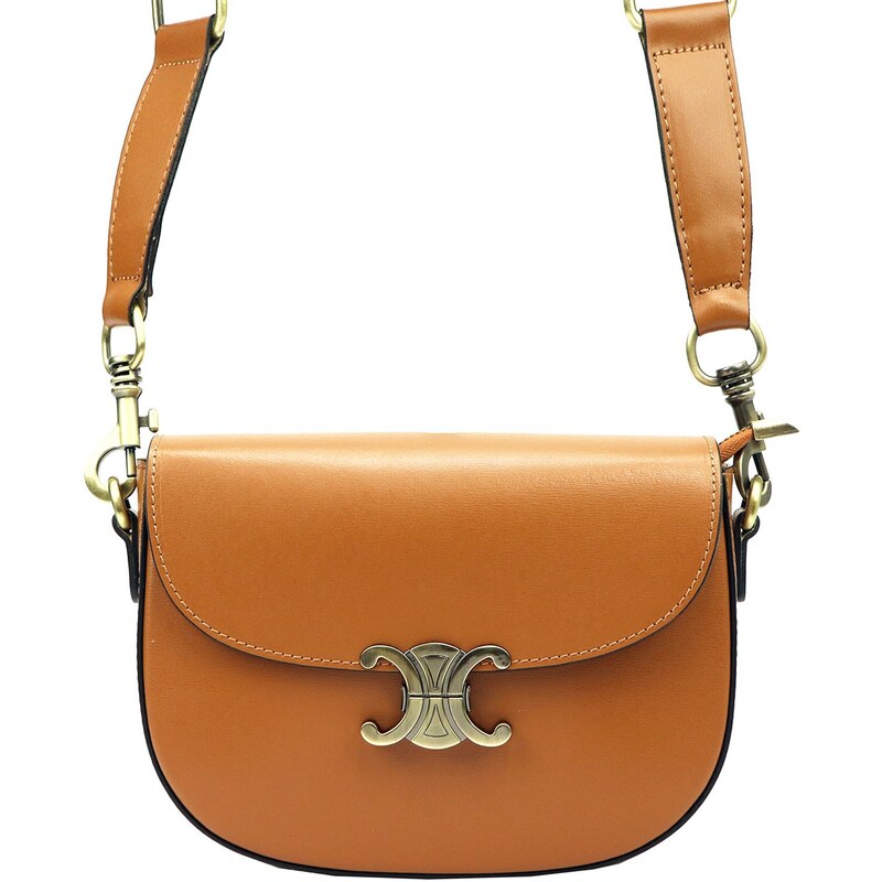 Kožená crossbody kabelka Luka 20-047 camel 92653325
