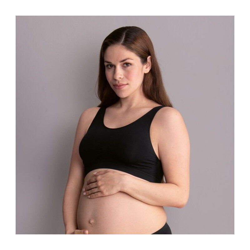 Těhotenský top Seamless 5100 Černá 001 - Anita 82928063