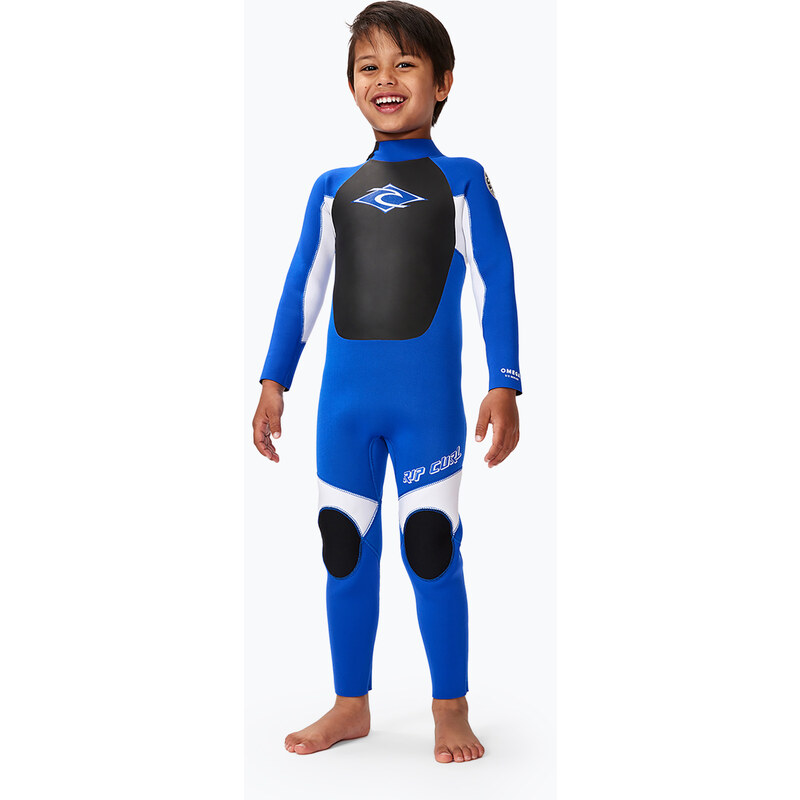 Dětský plavecký neopren Rip Curl Groms Omega 3/2 Back Zip blue
