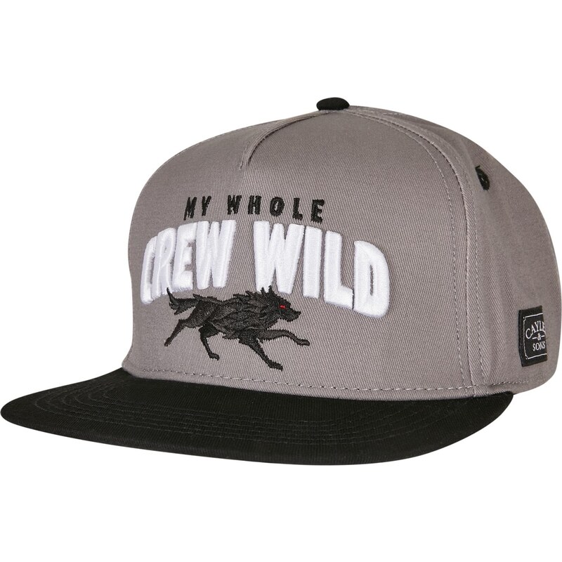 CS Čepice Crew Wild šedá/černá