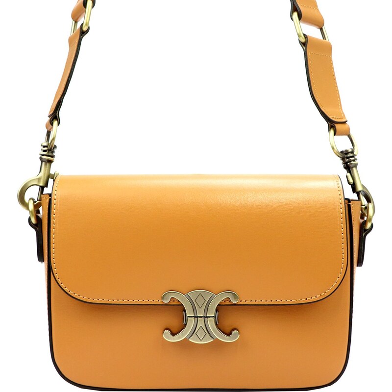 Kožená crossbody kabelka Luka 20-056 camel 92734882