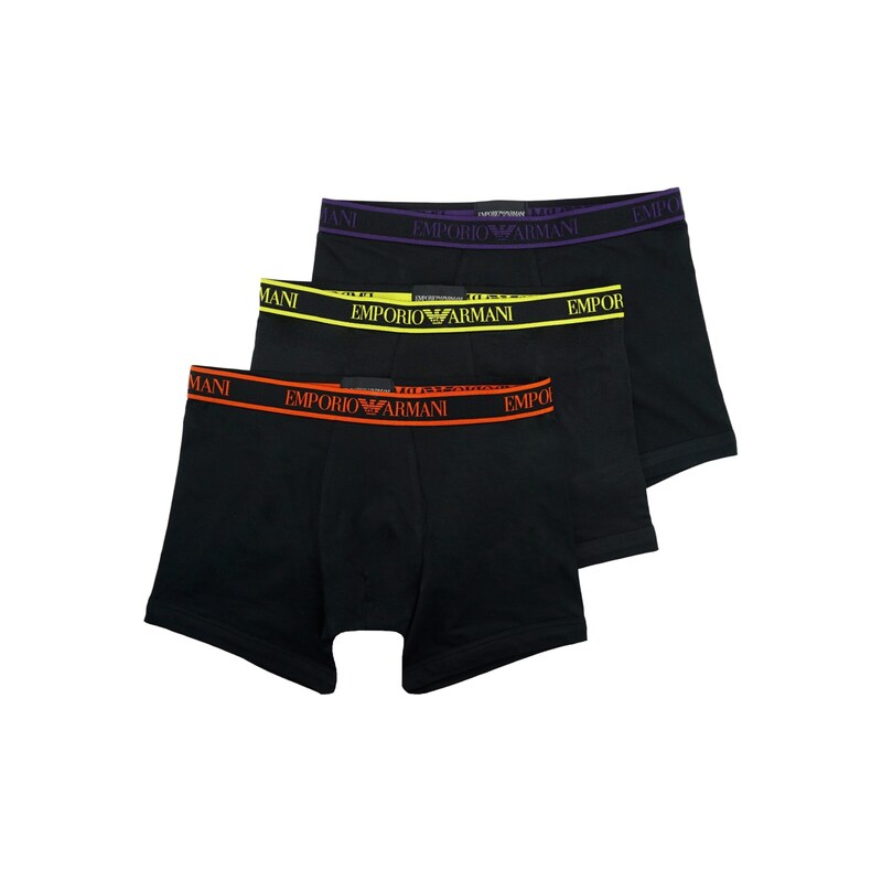 Emporio Armani Boxerky žlutá / fialová / oranžová / černá
