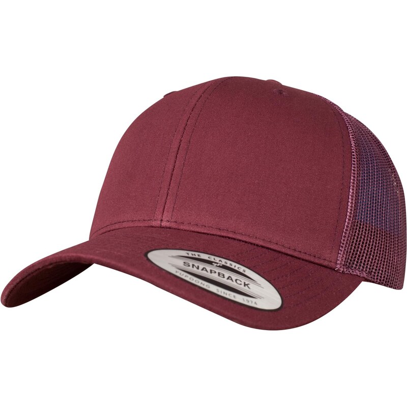 Flexfit Retro Trucker kaštanové barvy