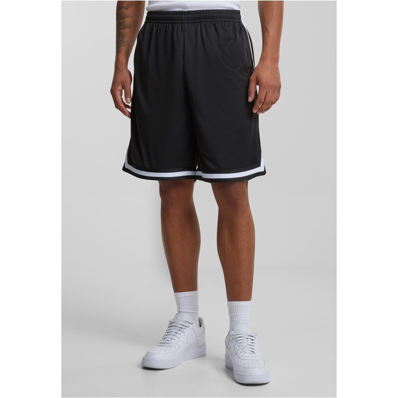 Urban Classics Stripes Mesh Shorts blkblkwht