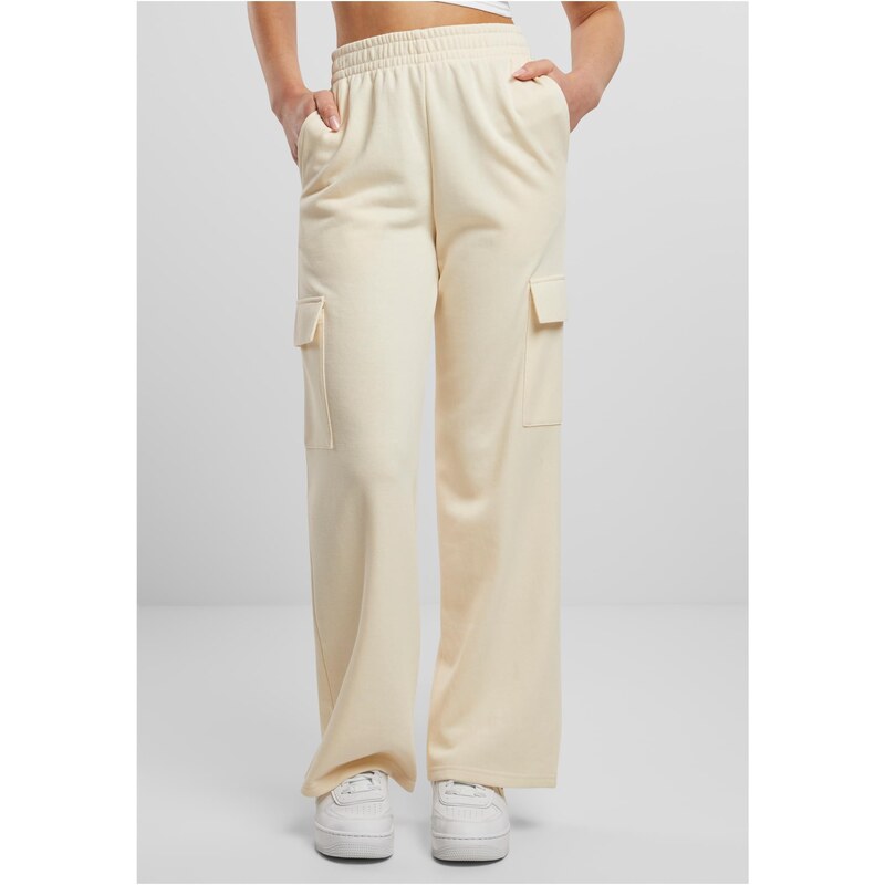 Urban Classics Dámské tepláky Baggy Light Terry Sweat - béžové