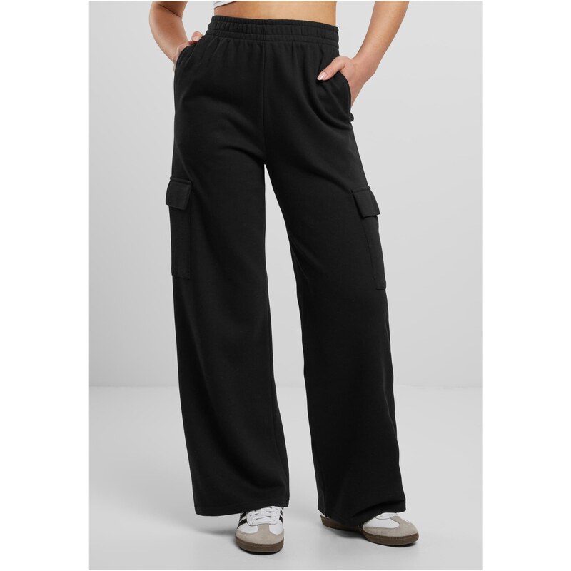 Urban Classics Dámské tepláky Baggy Light Terry Sweat - černé