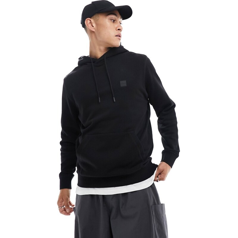 BOSS Orange Wetalk hoodie in black