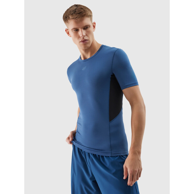 Pánské sportovní tričko slim z recyklovaných materiálů 4F -