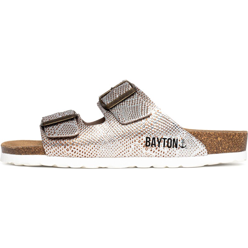 Bayton Pantofle Atlas stříbrná 97958852