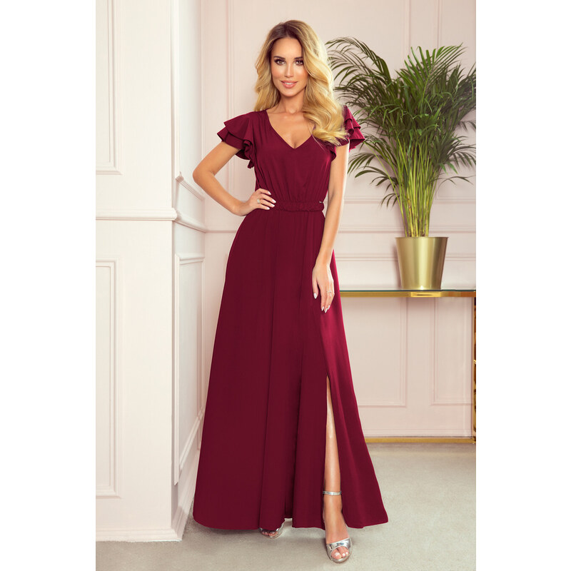 Dámské šaty Lidia 310-5 Vínová - NUMOCO 92792076