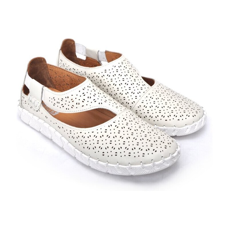 Kožené loafer mokasíny Urban Ladies HY2024-2 béžová 92797130
