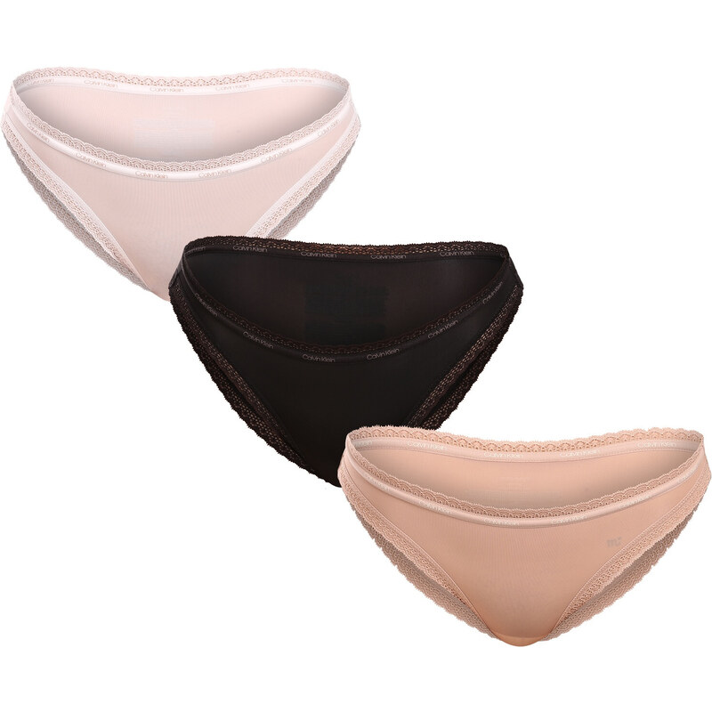 3PACK dámské kalhotky Calvin Klein vícebarevné (QD3804E-FIY) 64358098