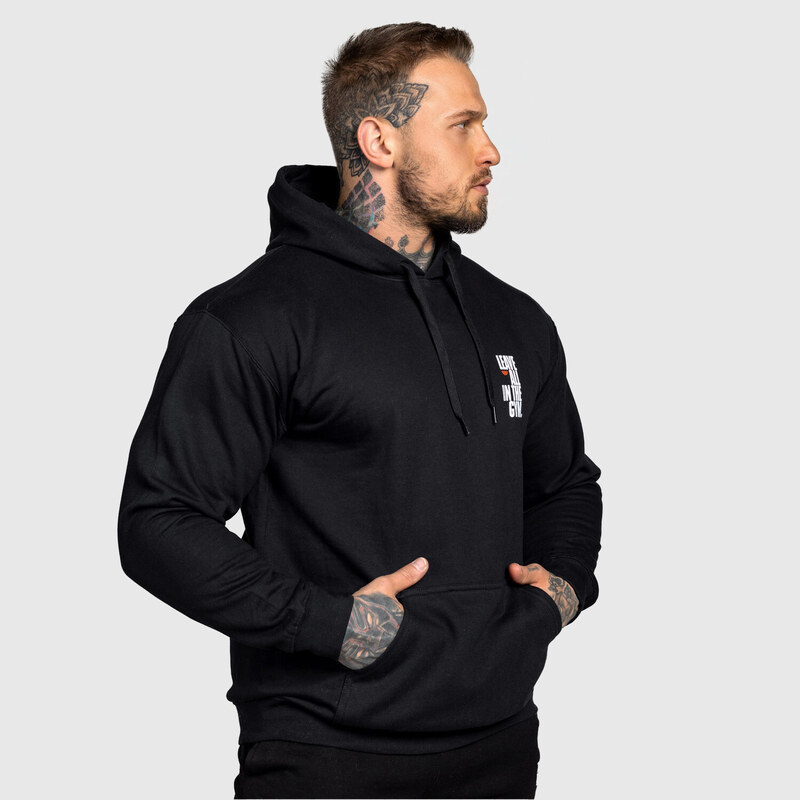 Pánská fitness mikina Iron Aesthetics Motive, černá