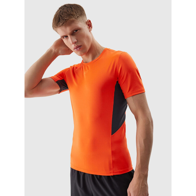 Pánské sportovní tričko slim z recyklovaných materiálů 4F