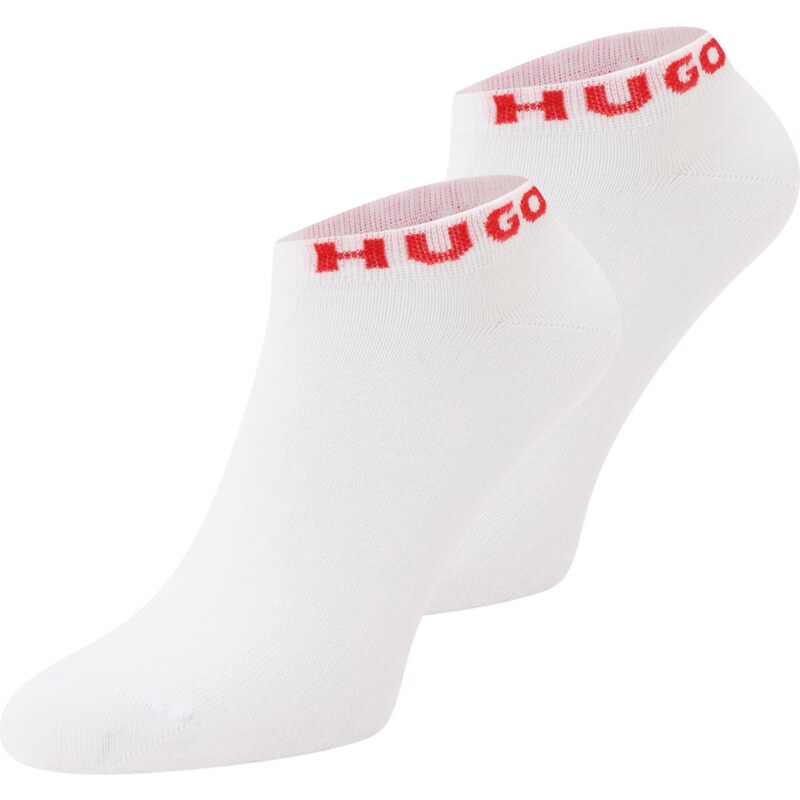 HUGO Ponožky červená / bílá