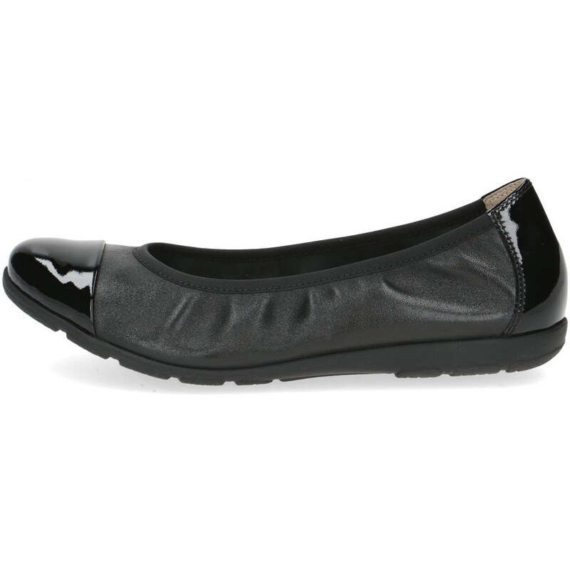 Caprice balerína 9-22152 BLACK COMB.LAK