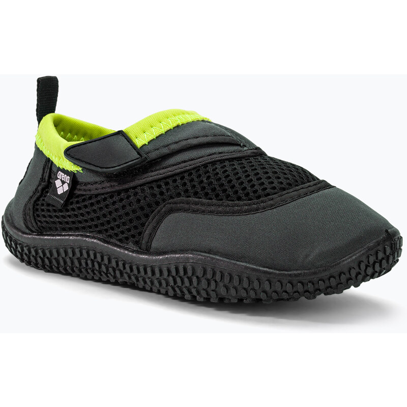 Dětské boty do vody Arena Watershoes JR tmavě šedé/limetkové