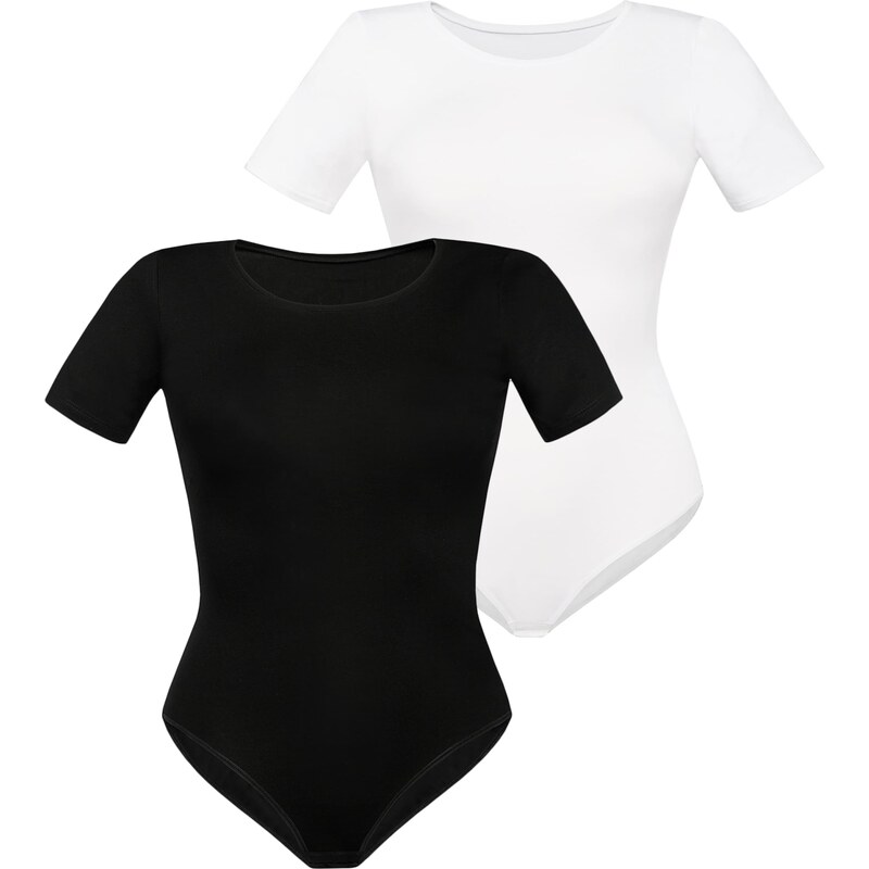 TEYLI Body Shirty černá / offwhite