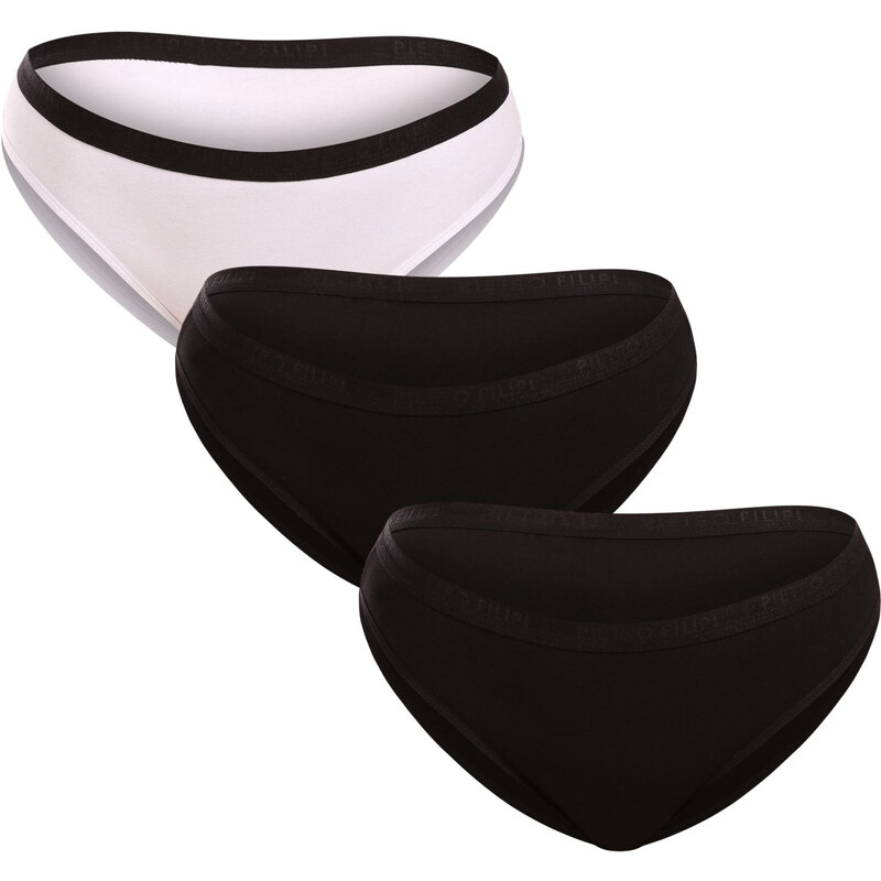 3PACK dámské kalhotky Pietro Filipi vícebarevné (3KB002) 115647038