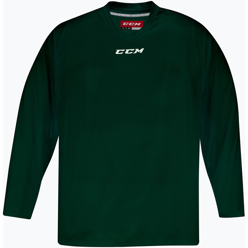 Pánské hokejové tričko s dlouhým rukávem CCM 5000 SR dark green