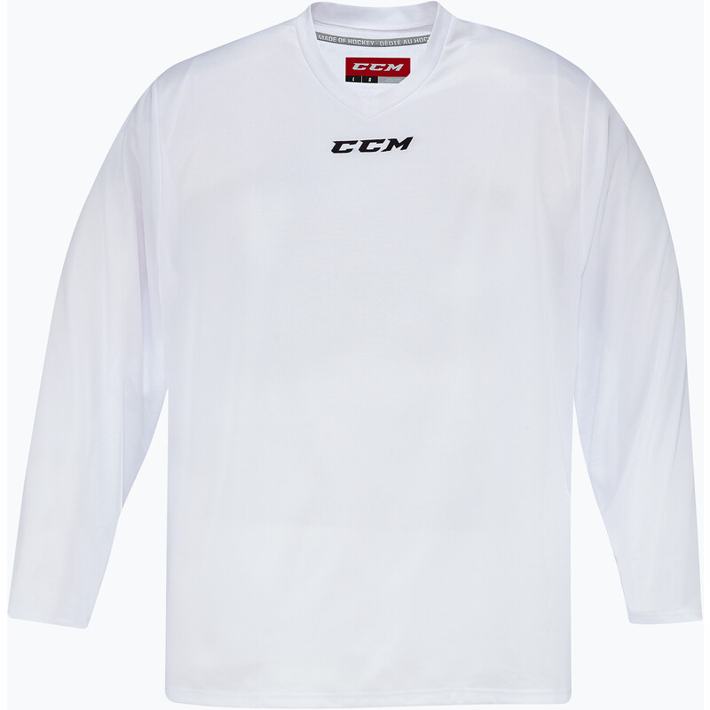 Pánské hokejové tričko s dlouhým rukávem CCM 5000 SR white