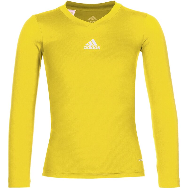 ADIDAS PERFORMANCE Funkční tričko žlutá / bílá