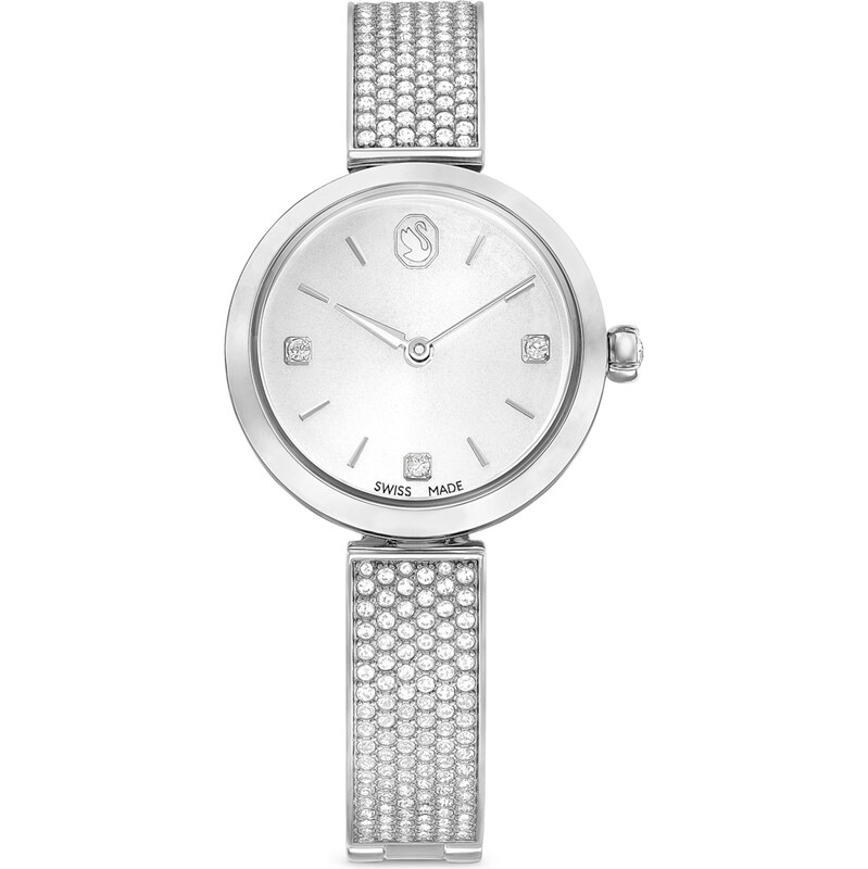 Swarovski Analogové hodinky stříbrná