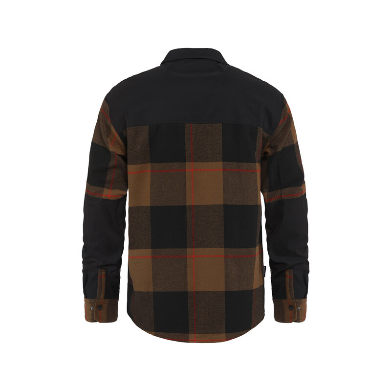 Košile Horsefeathers Prom Bike Shirt Coffee/ Red XL