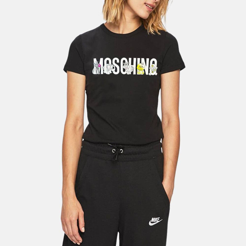 Dámské černé triko Moschino 55827 114631667