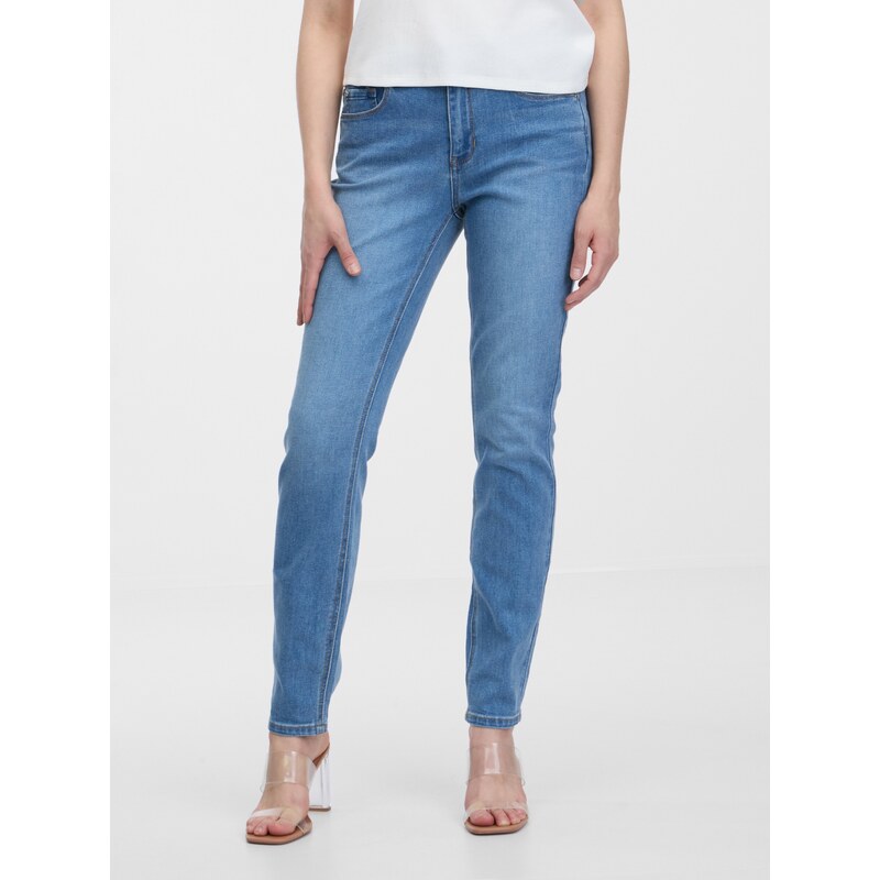 Orsay Světle modré dámské slim fit džíny - Dámské