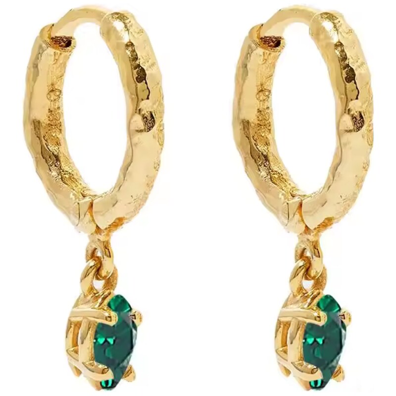 Olivie Stříbrné náušnice GOLD 8728