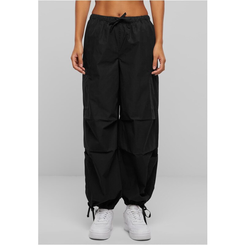 Urban Classics Dámské kalhoty Cargo Parashute - černé