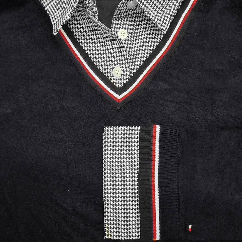 Dámský svetr s všitou košilí Tommy Hilfiger 55830