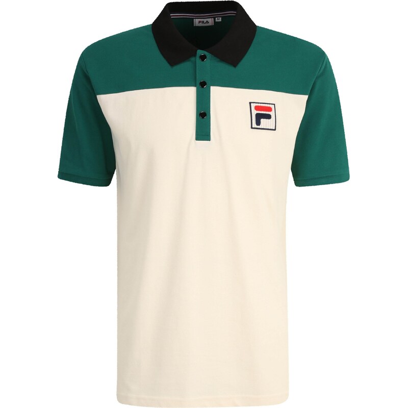 FILA Tričko LIANSHAN zelená / bílá