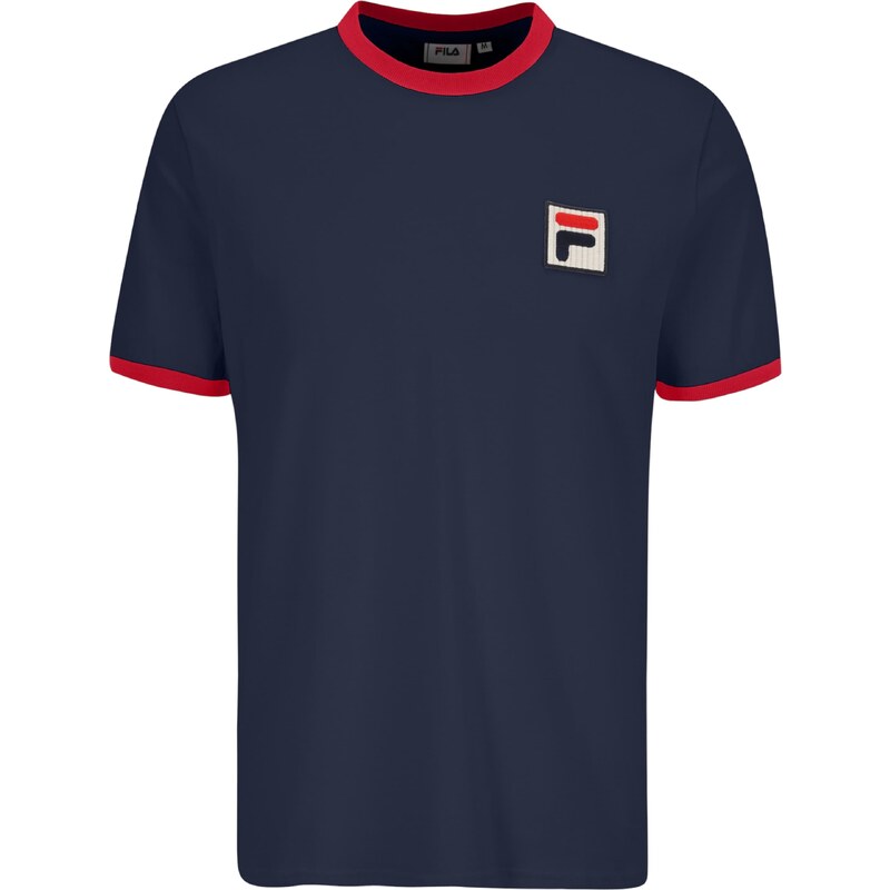 FILA Tričko LAZ námořnická modř / červená / bílá