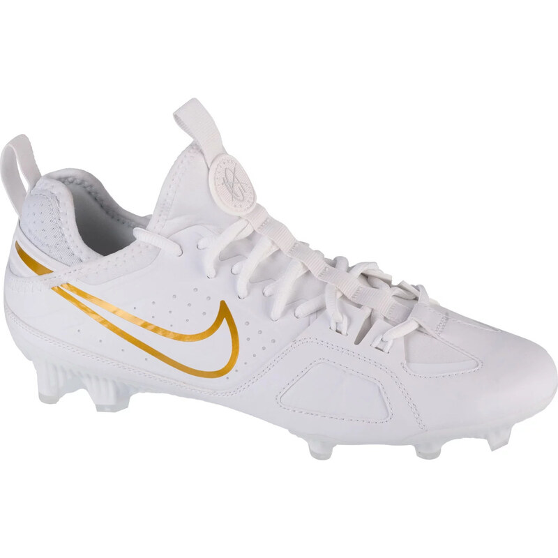 Bílé kopačky Nike Huarache 9 Varsity Lax FG Bílá