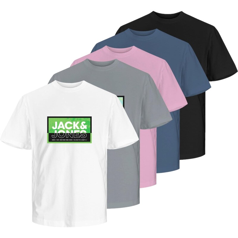 JACK & JONES Tričko JCOLogan Summer mix barev