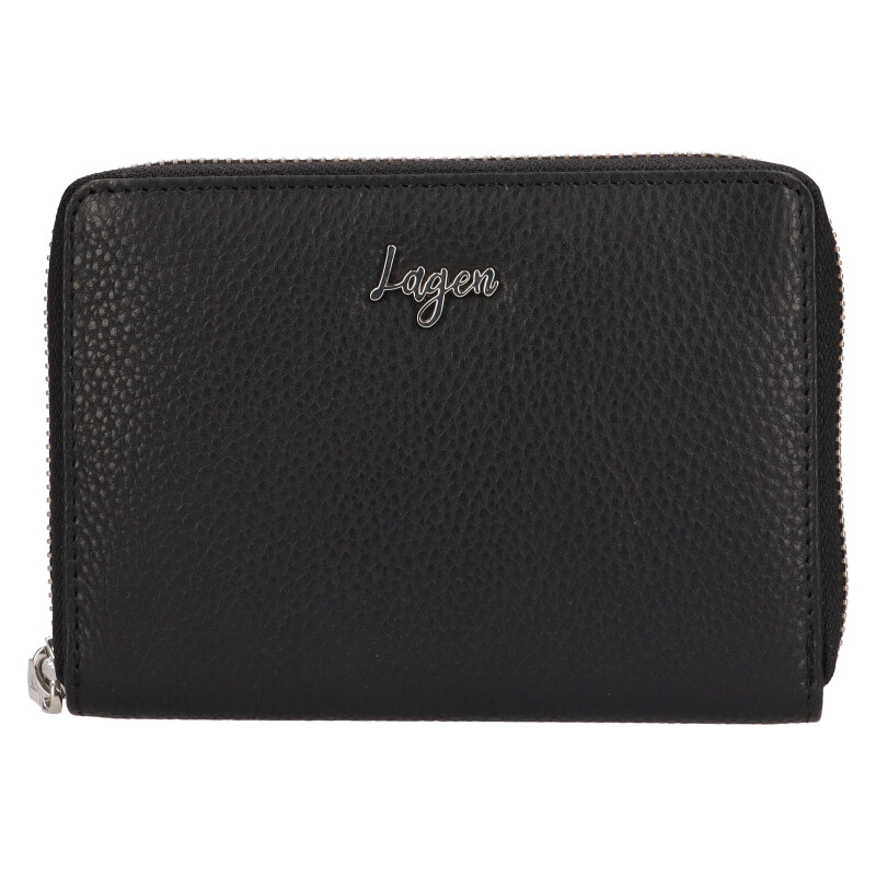 Dámská kožená peněženka Lagen 50309 Black
